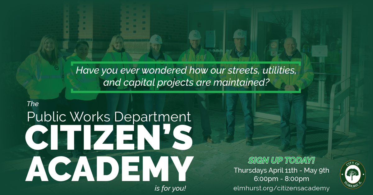 Public Works Citizens Academy 2